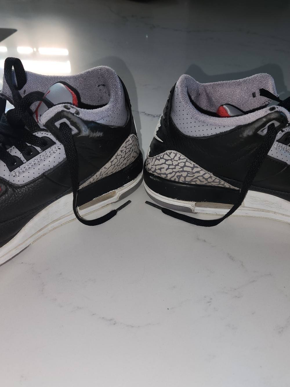 Nike Air Jordan 3 Retro OG 'Black Cement 5.5 Youth Hightops